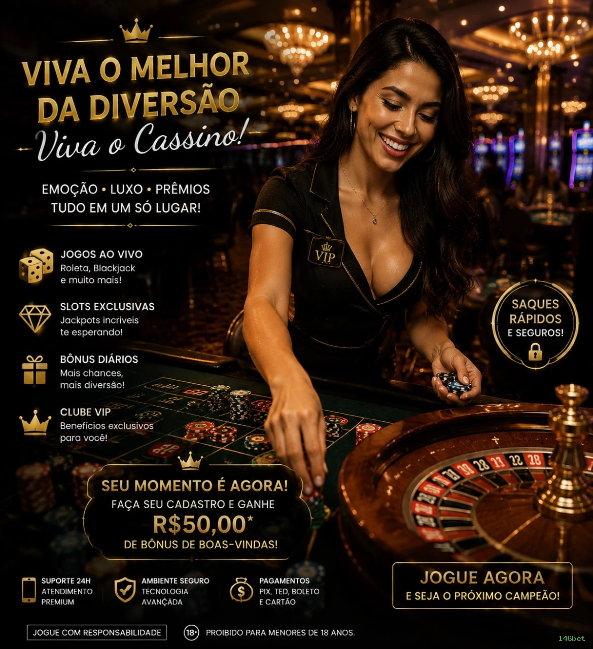 Conta 146bet sincronizada site e app